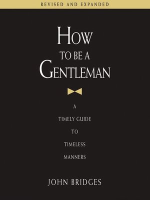 How to Be a Gentleman Revised and Expanded - Audiobook